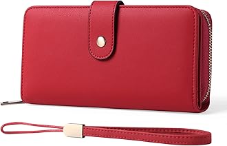 Purses for Women Leather Ladies Purse Large Capacit Womens Wallet with Multiple Card Slots and Zipper Pocket