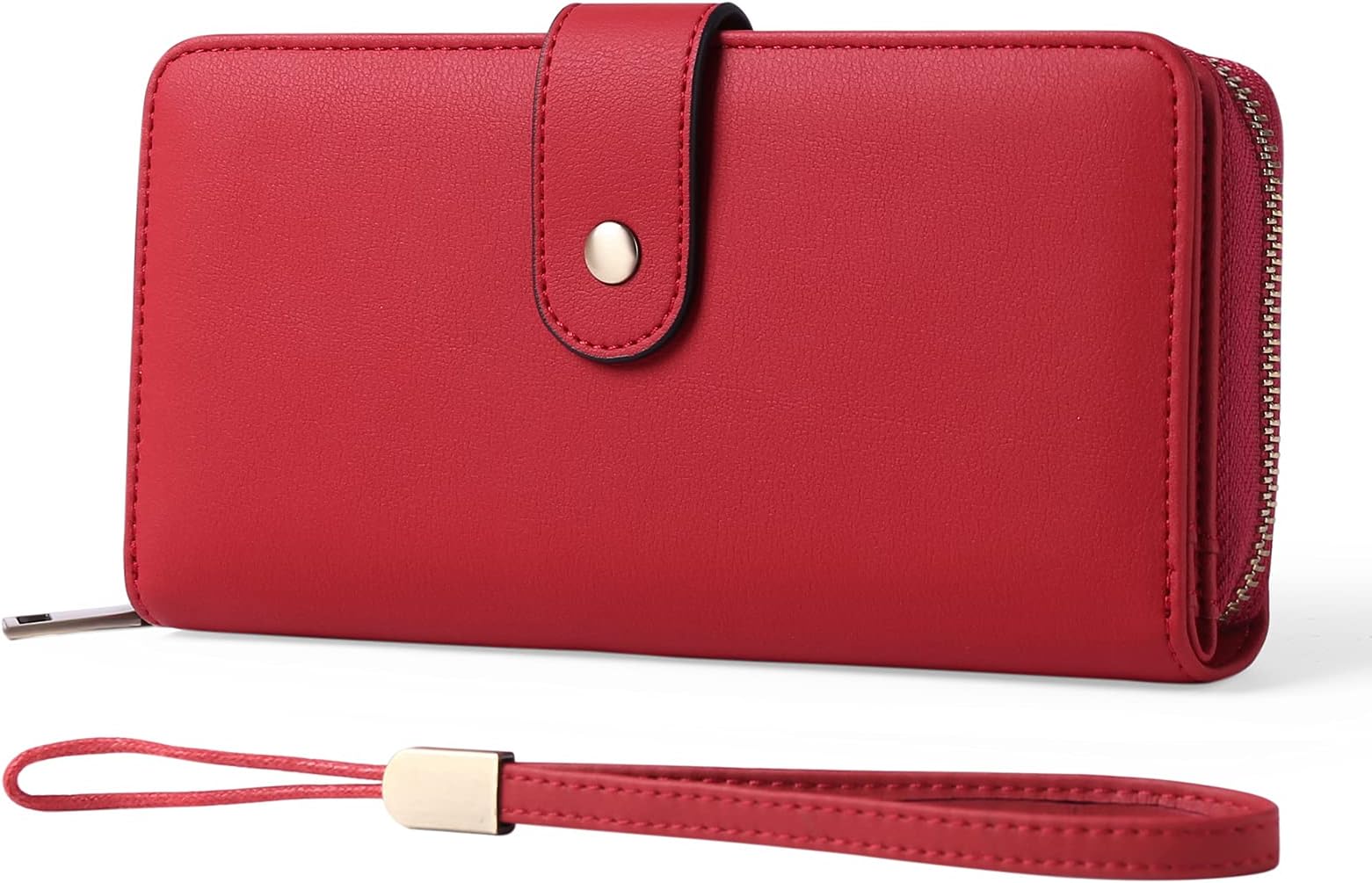 Purses for Women Leather Ladies Purse Large Capacit Womens Wallet with Multiple Card Slots and Zipper Pocket