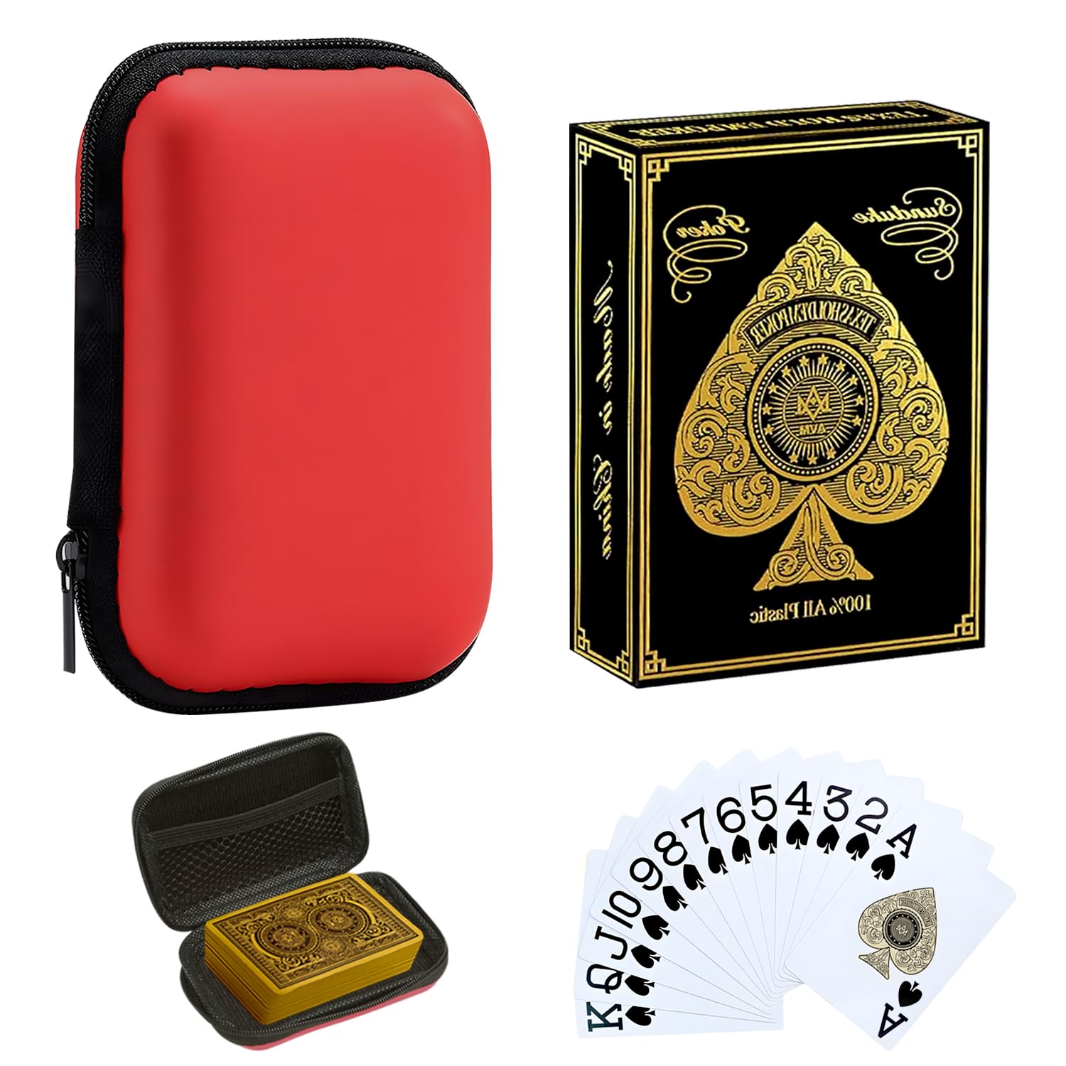 VLYX Waterproof Plastic Playing Cards