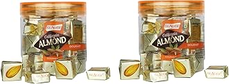 California Almond Gourmet Toffee | Soft and Tasty Real California Almond Flavour Toffees | California Almond Toffee | Healthy & Tasty Toffees | Gift | Pack of 2/40 pcsx2/ 250gmsx2