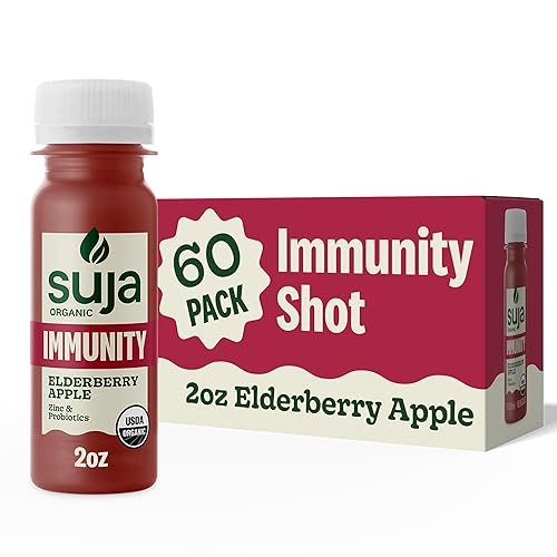 Miniatura 8 de Suja Disparo de saúco para inmunidad orgánica con cúrcuma y jengibre, refuerzo y apoyo de la inmunidad, inyecciones funcionales, jugo prensado en