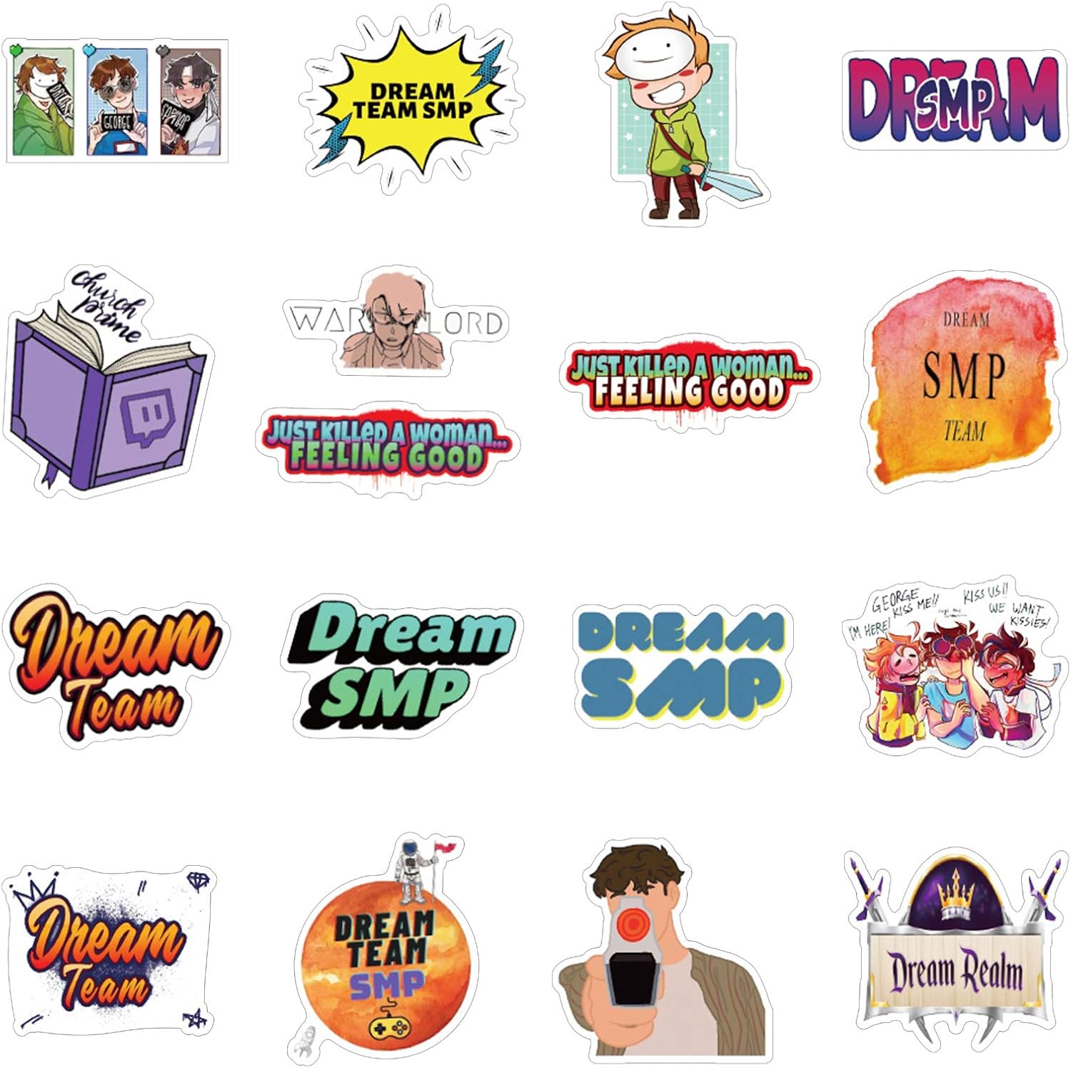 buy dream smp stickers for water bottles 50 pcs cute waterproof aesthetic trendy stickers for teens girls perfect for waterbottle laptop phone travel extra durable vinyl online in vietnam b08p17ypgp