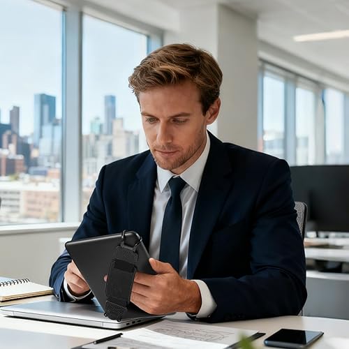 Miniatura 3 de FINTIE Correa de mano para Kindle eReaders Fire de 6 a 8 pulgadas, paquete de 2, soporte de agarre ligero y seguro de alta elasticidad para