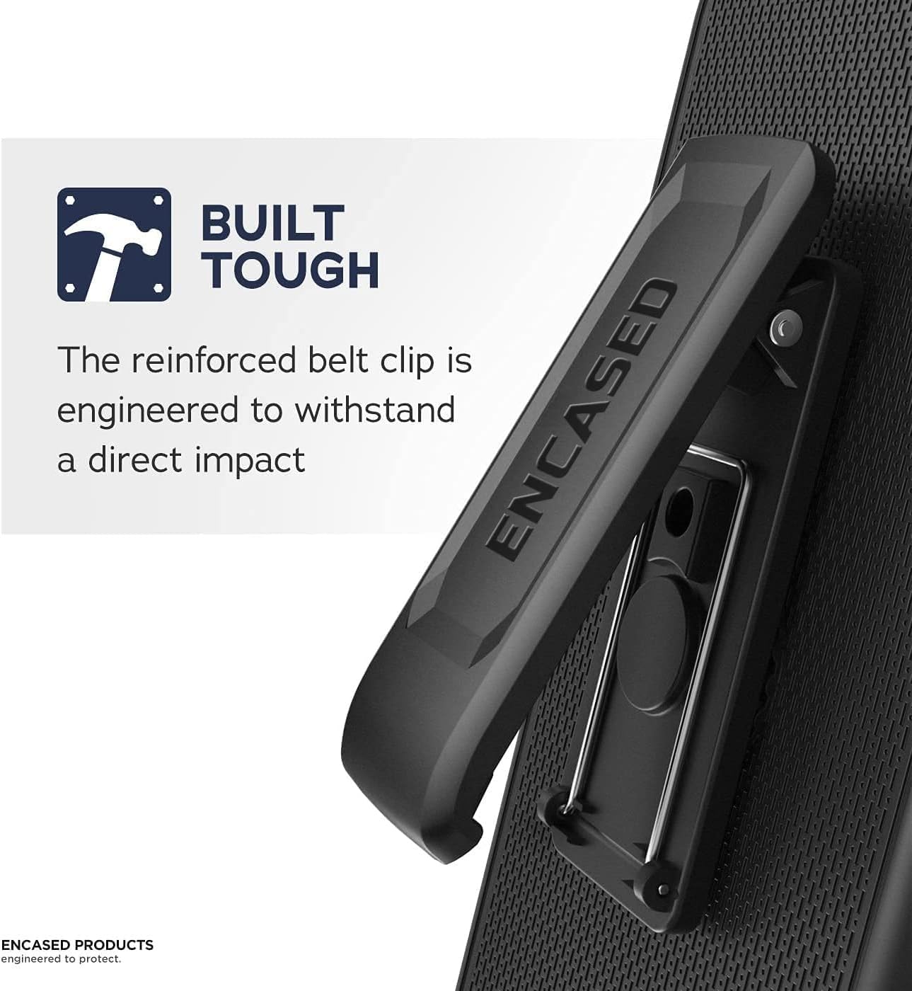 Encased Belt Clip Holster for ESR Metal Kickstand Case (Samsung Galaxy S22 Ultra) Case not Included - Image 5