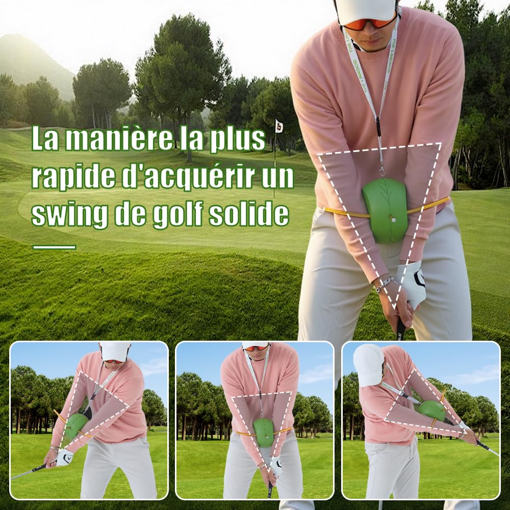 gresonic Balles d'Entraînement de Golf avec Tige d'Alignement - Améliorez Votre Mécanique et Structure de Bras