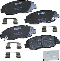 Vista 461 de Pastillas de Freno Delanteras Cerámicas Bendix Priority1 CFC430A para Modelos Selectos INFINITI G35, I30, Nissan 350Z, Altima, Juke, Maxima, Sentra