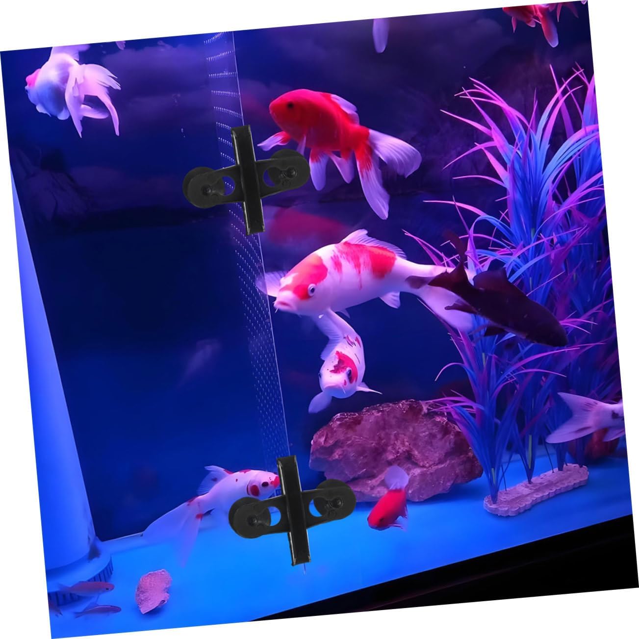25pcs Fish Tank Divider Clips Plastic Cup Holders for Easy Installation and Secure Partitioning Aquariums for Betta and Mixed Breeding Tanks