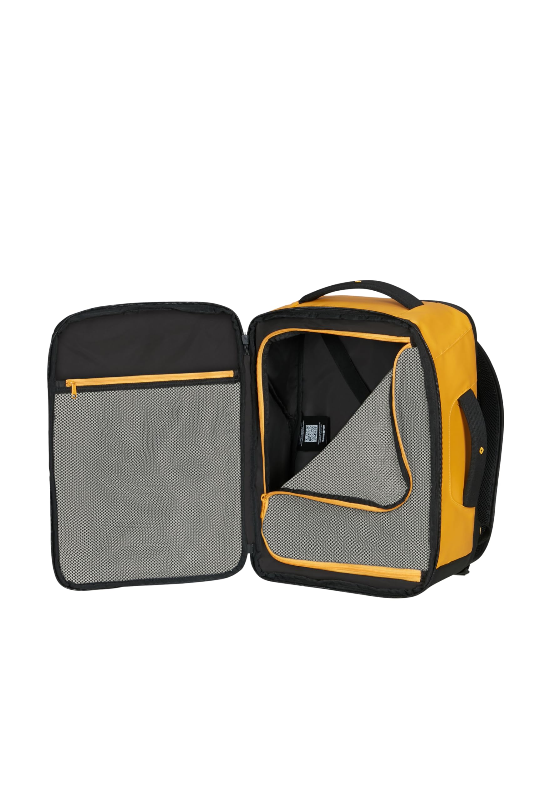 Samsonite Paradiver Light - Ryanair Kabinentasche (40 x 30 x 20 cm, 25 L, 0.80 kg), Untersitz Handgepäck Wizz Air, Vueling & Transavia, Flugzeug Rucksack S Underseat - Gelb