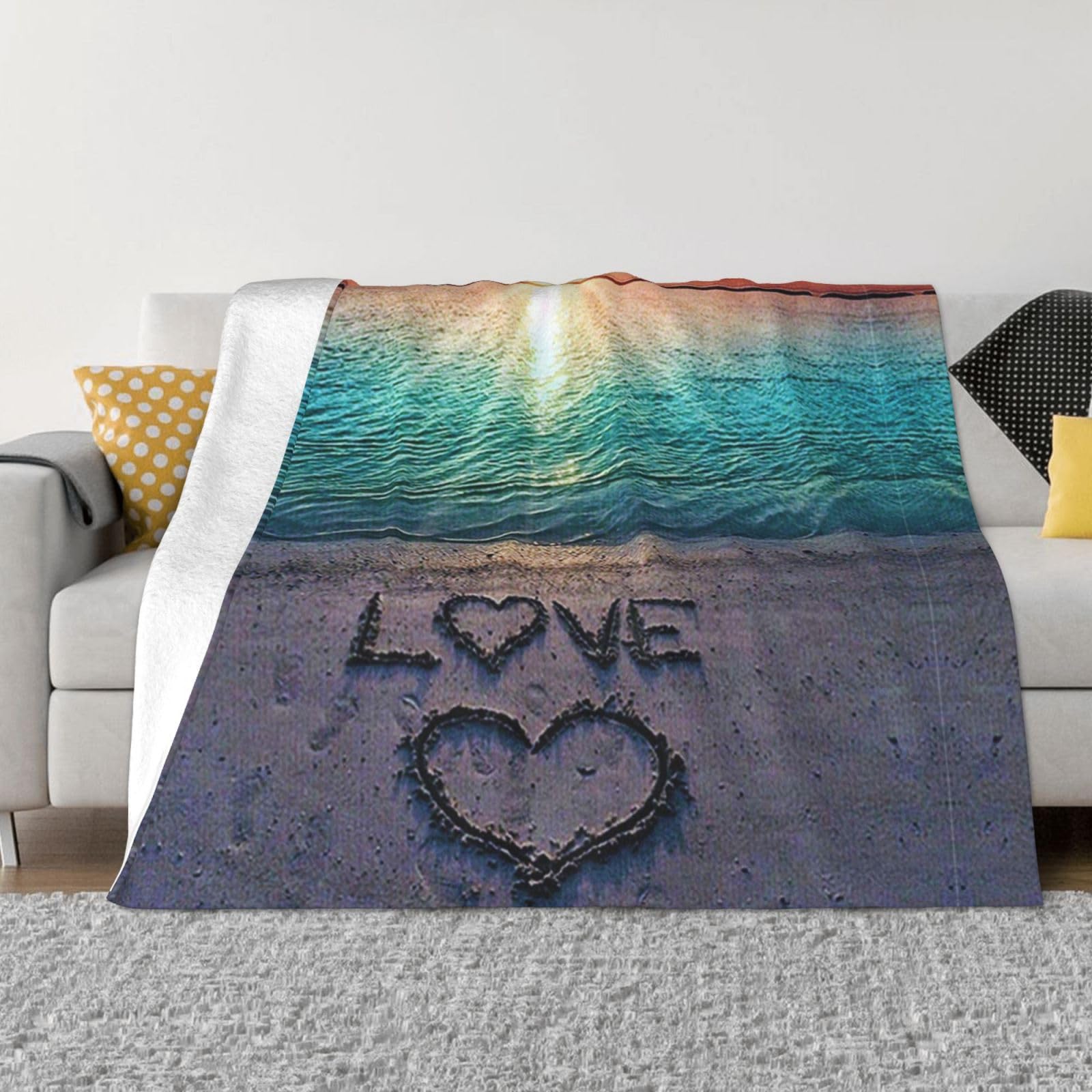 Couverture en peluche douce DEHIWI le cadeau idéal pour exprimer votre amour