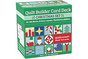 Quilt Builder Card Deck Christmas Set: Unlock Endless Quilt Designs