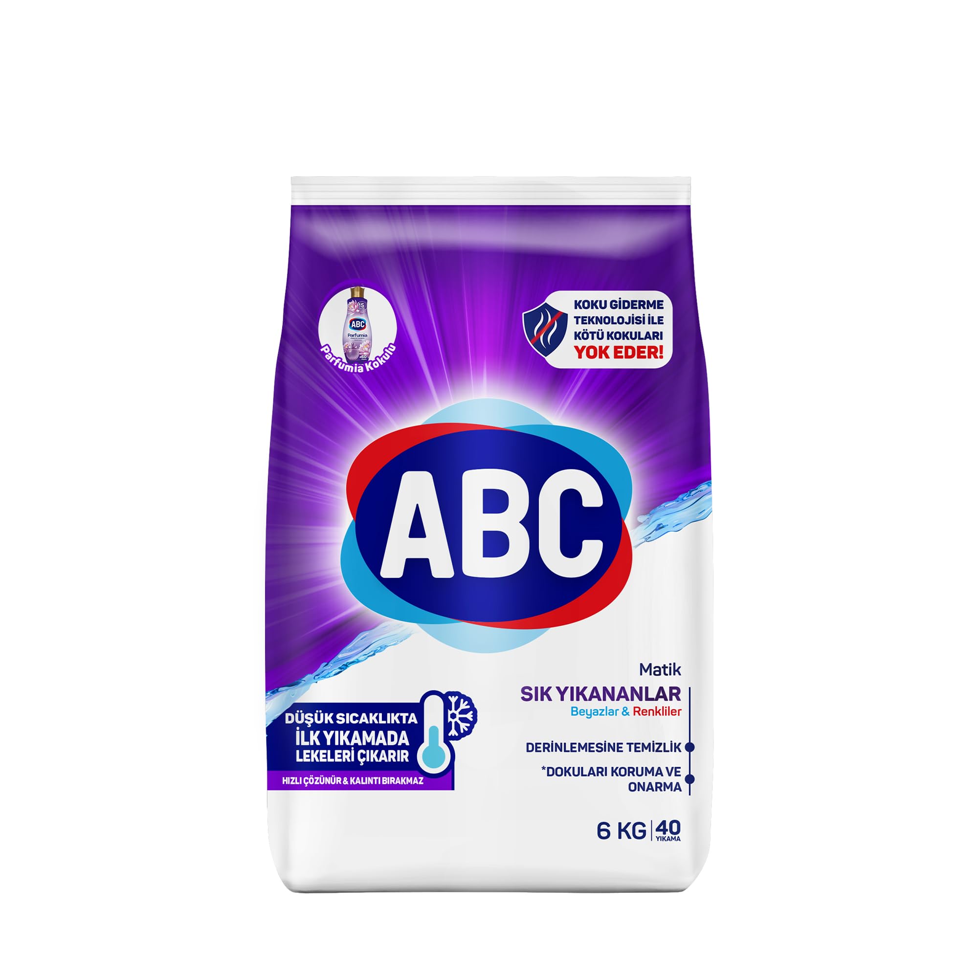 ABC DETERJAN Matik Sık Yıkayanlar 6 Kg