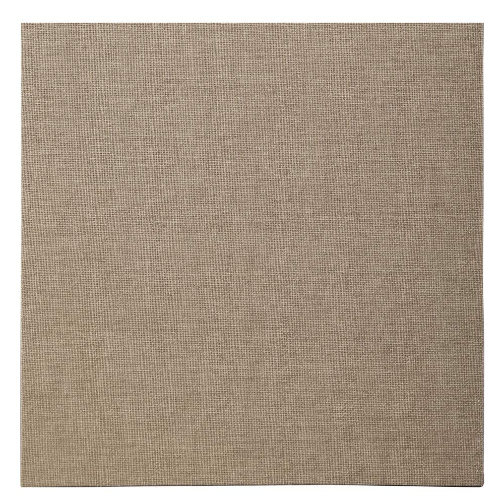 Clairefontaine - Ref 34149C - Natural Canvas Board - 40 x 40cm Sized, 3mm Thick, 75% Cotton & 25% Polyester - Transparent Coating for Oil & Acrylic Painting