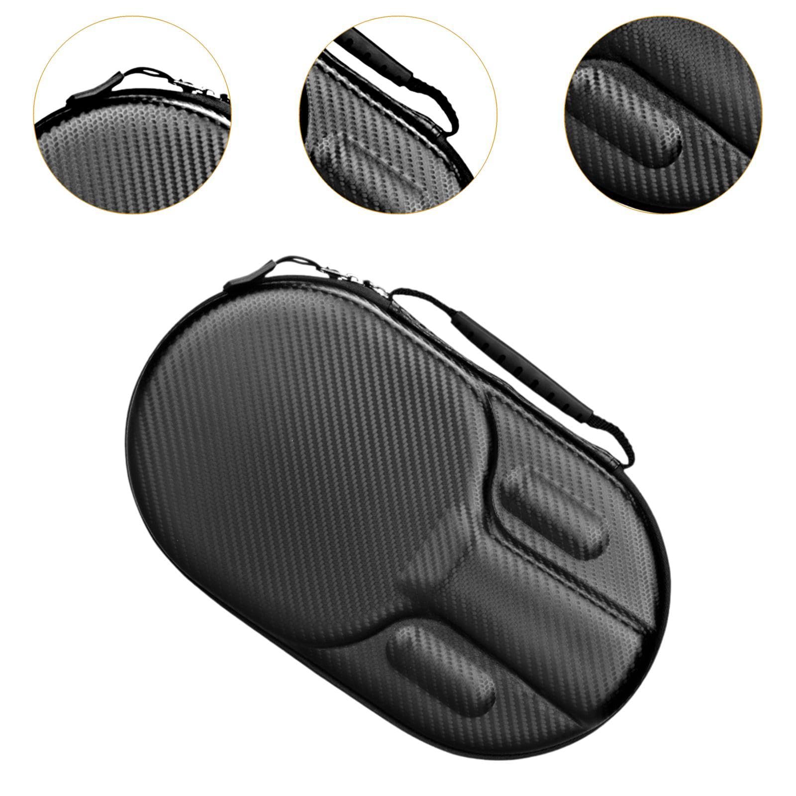 Estuche Rígido para Raquetas de Tenis de Mesa, Protección para Raquetas, Almacenamiento para Entrenamiento, Bolsa Antipolvo para Exteriores con