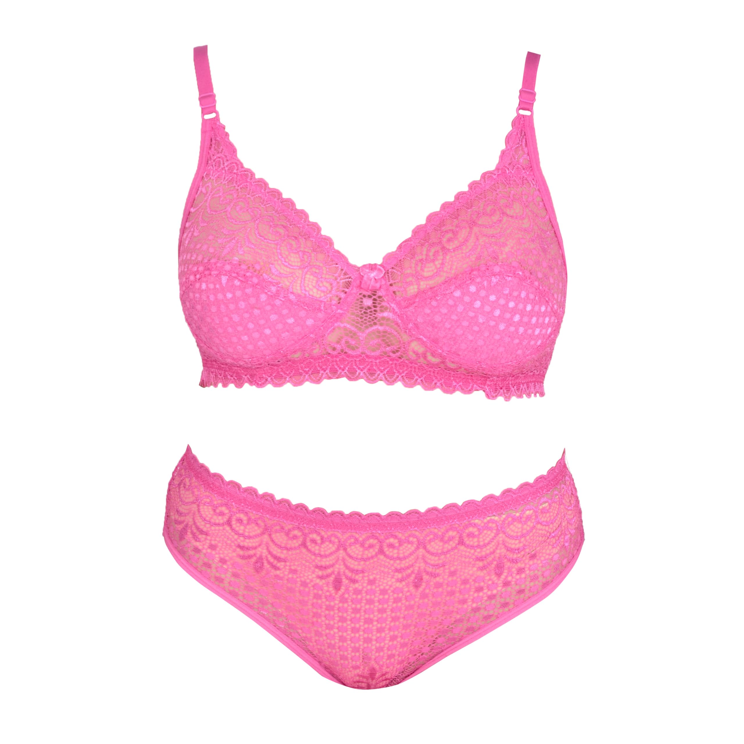 priyand Women’s Cotton Lace Lingerie Set | Soft Breathable Bra & Panty Set | Elegant Floral Lace Design | Comfortable Wear for Women-picture-20