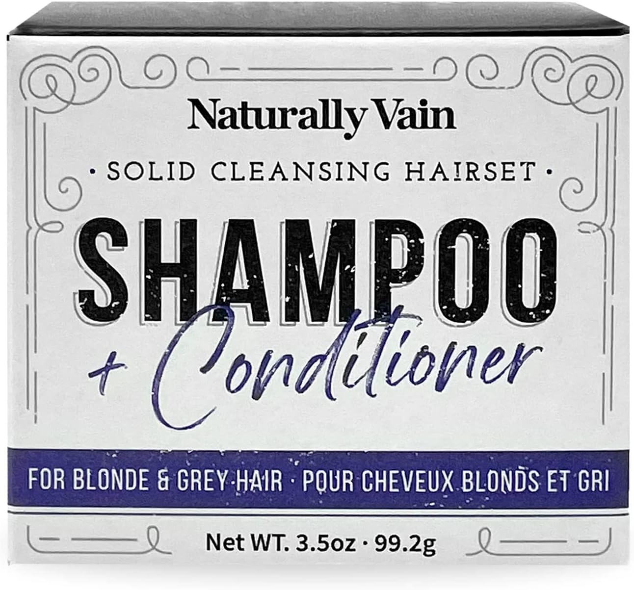 Naturally VainBlonde Hair Shampoo & Conditioner Set, Hair Soap, Blonde, Shine, Handmade, Natural, Essential Oils, Shea Butter, Travel Soaps, Hair Gift Set, Assorted Scents, 2-Pack