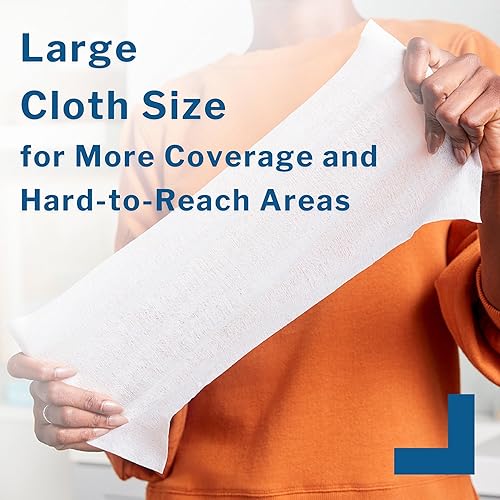 Miniatura 2 de McKesson Toallitas para adultos, perfumadas (paquete de 12, 576 toallas faciales) desechables para el cuerpo, fórmula sin enjuague con tapa a