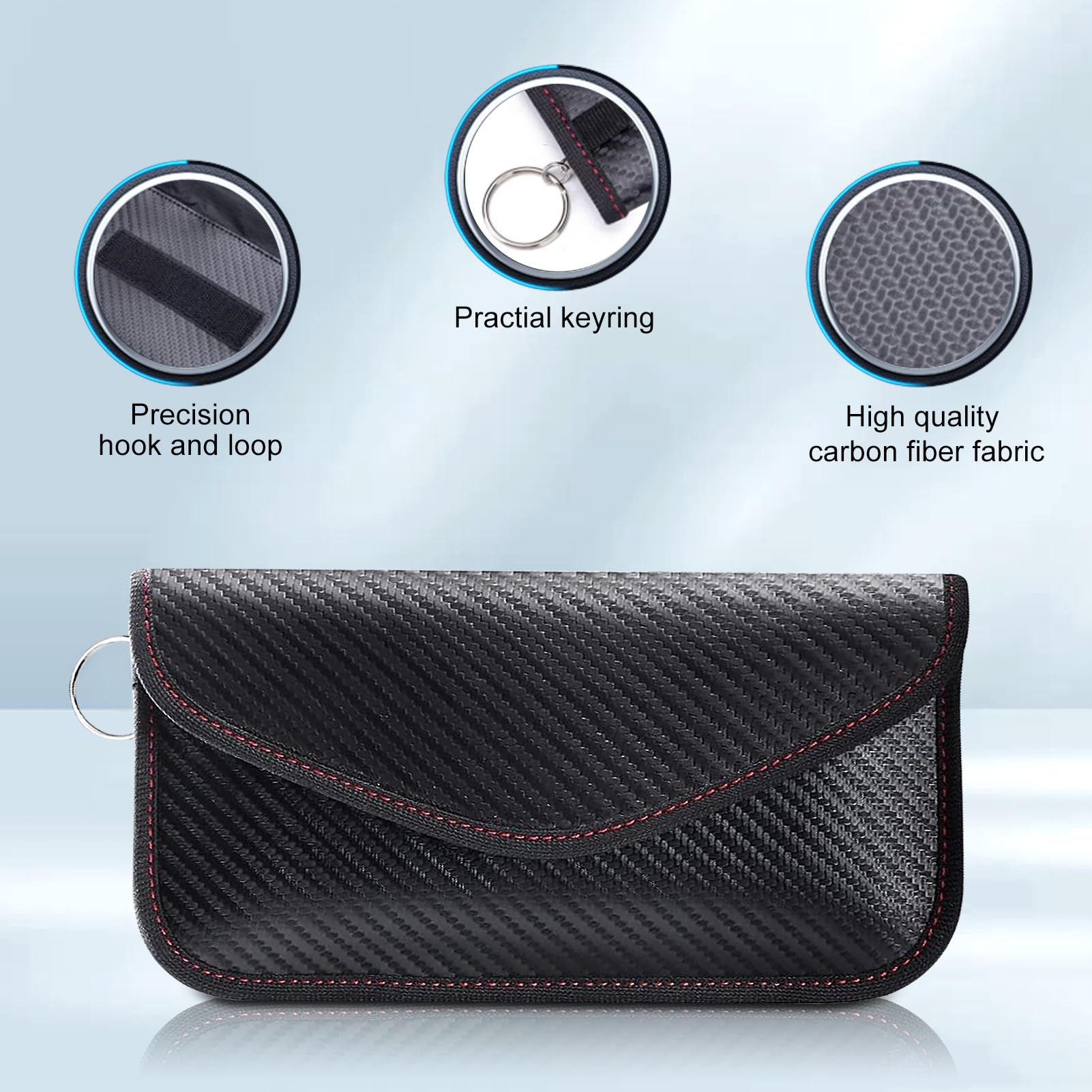 Borsa Faraday in pelle fatta a mano con tracolla: blocco del segnale RFID, anti-hacking - Italia