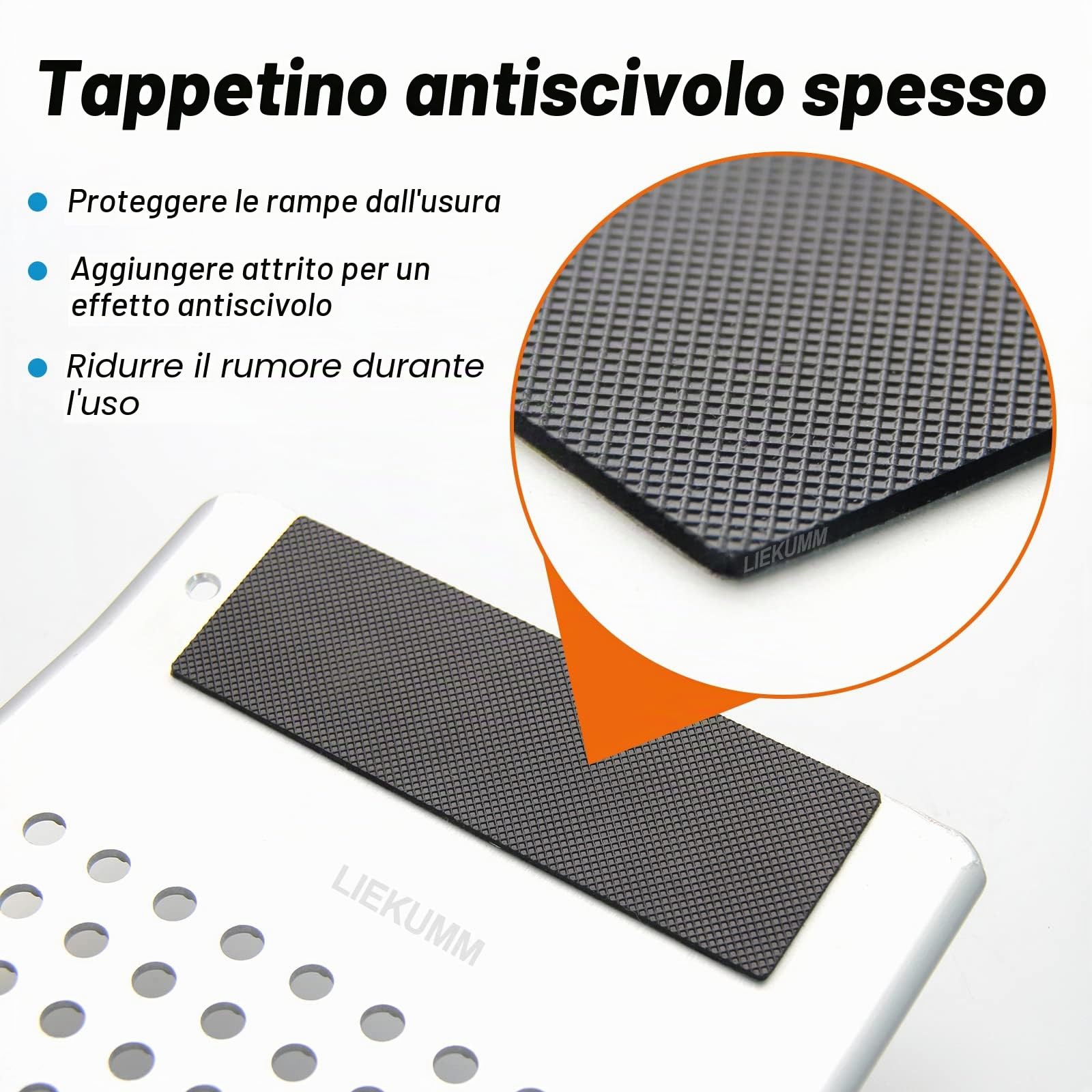 LIEKUMM Rampa per Sedia a Rotelle, 126cm-300cm Rampe di Carico Telescopiche in alluminio, Portata 300kg Rampe per Scooter, biciclette, sedie a rotelle manuali