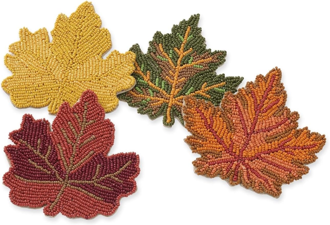 Folkulture Fall Coasters for Fall Decorations for Home