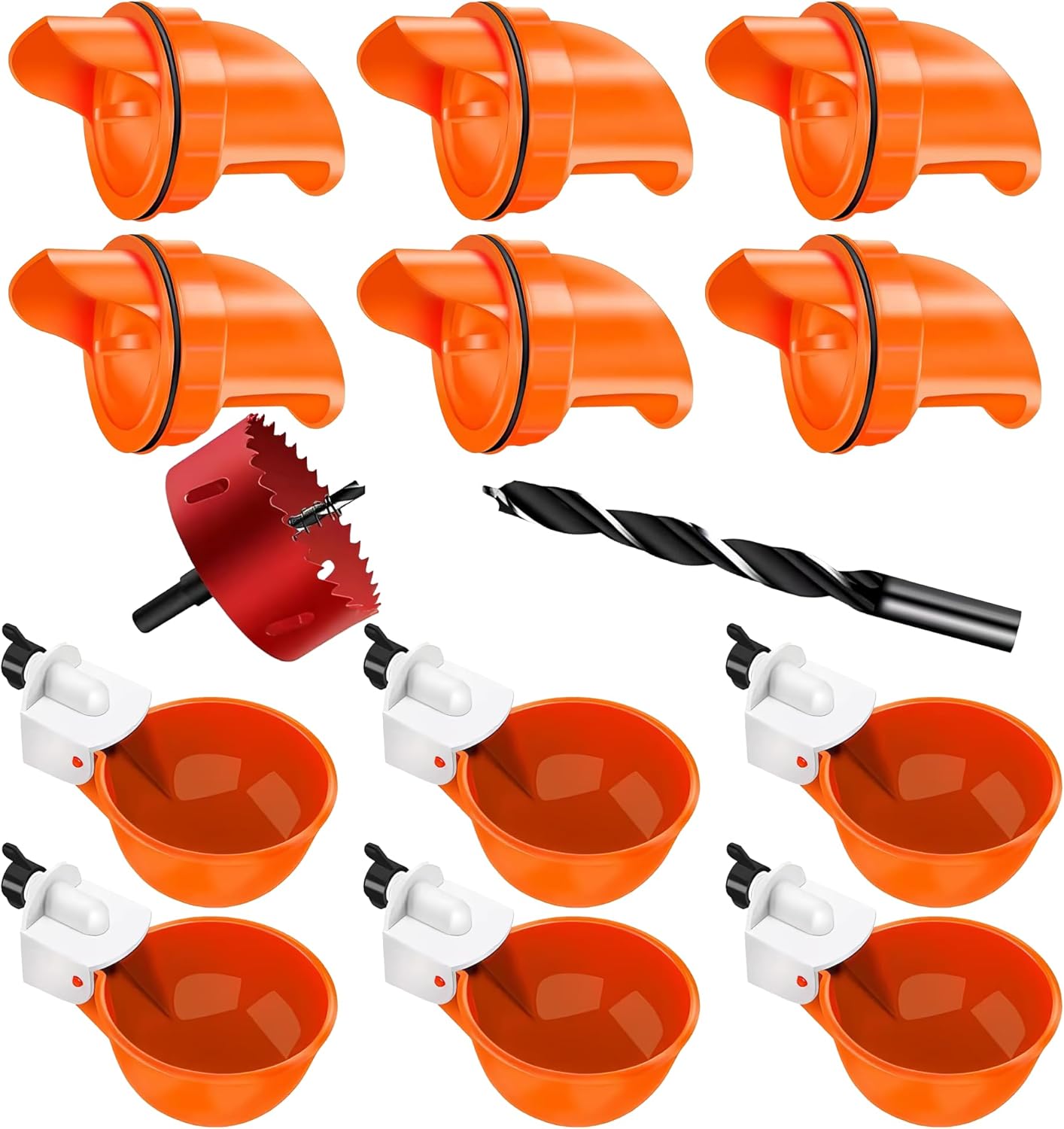 XALVA Automatic Chicken Feeder Port Set 12 PCs DIY