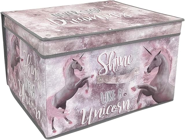 Country Club Unicorn Large Storage Chest Nursery Jumbo Toy Box Children's Girls