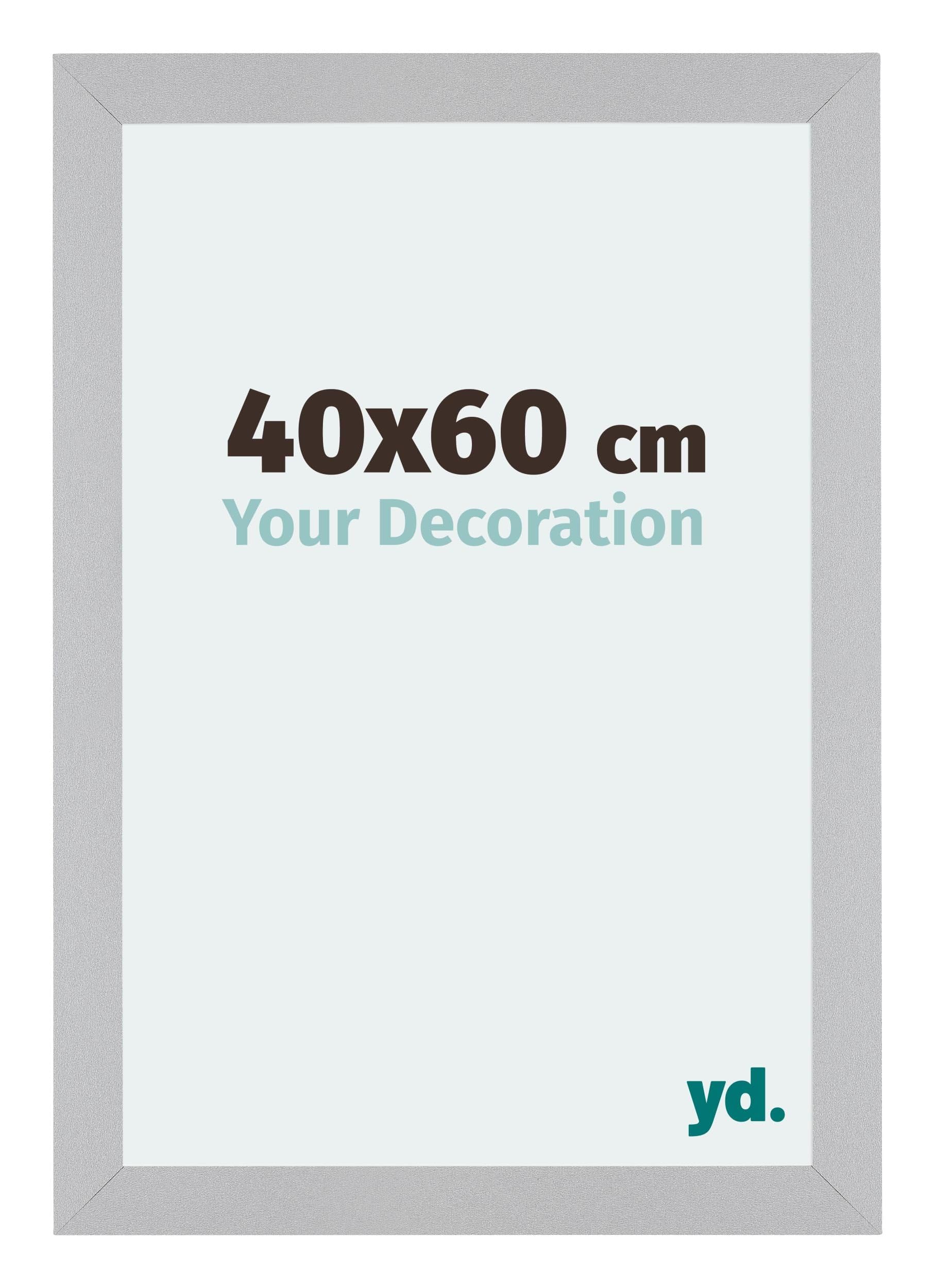 Your Decoration - Picture Frame 40x60 cm - Silver Matte - Decorative Wall Frame in MDF with Antireflection - Frame 40x60 - Mura — image 1