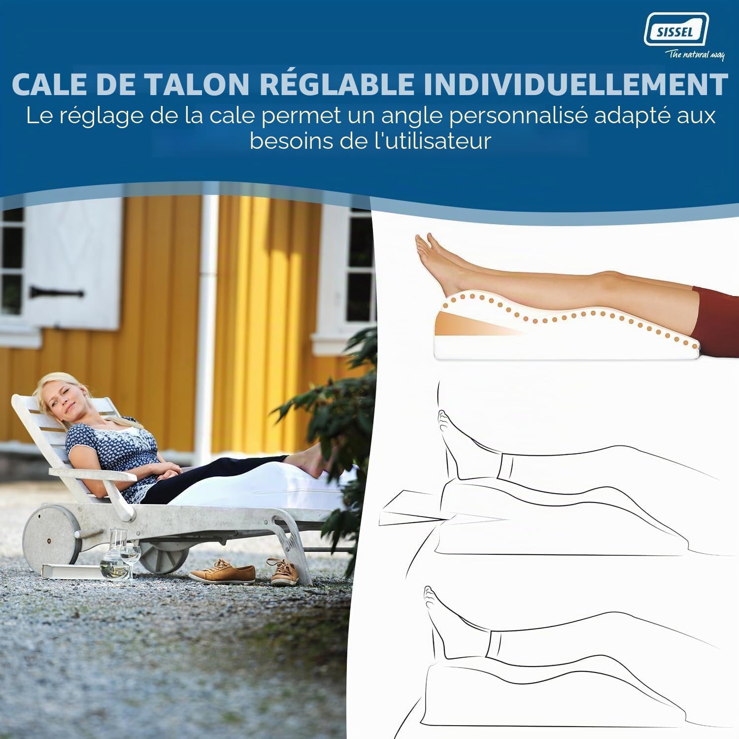 Sissel Coussin Relève Jambe Petite Taille Venesoft mixte adulte