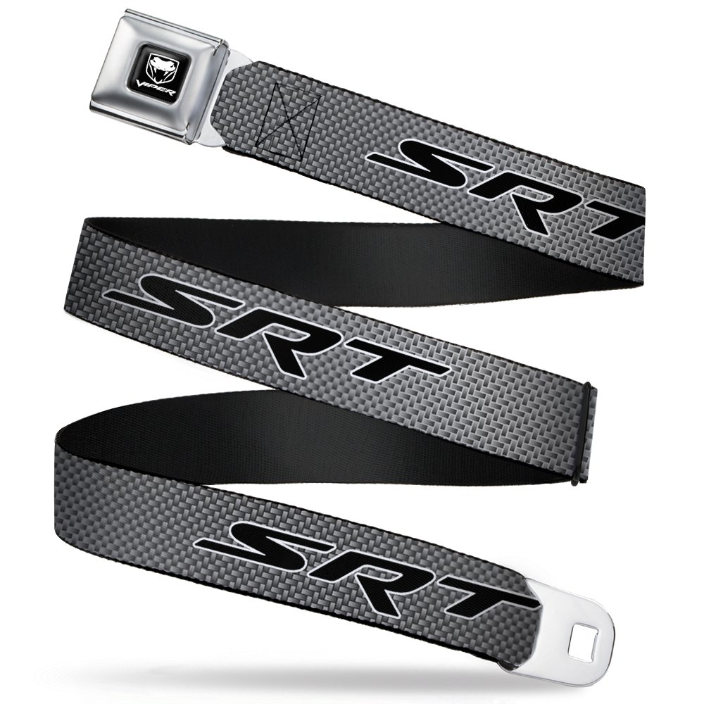 Buckle-DownSeatbelt Belt - Dodge Viper REPEAT w/Text - 1.0" Wide - 20-36 Inches in Length