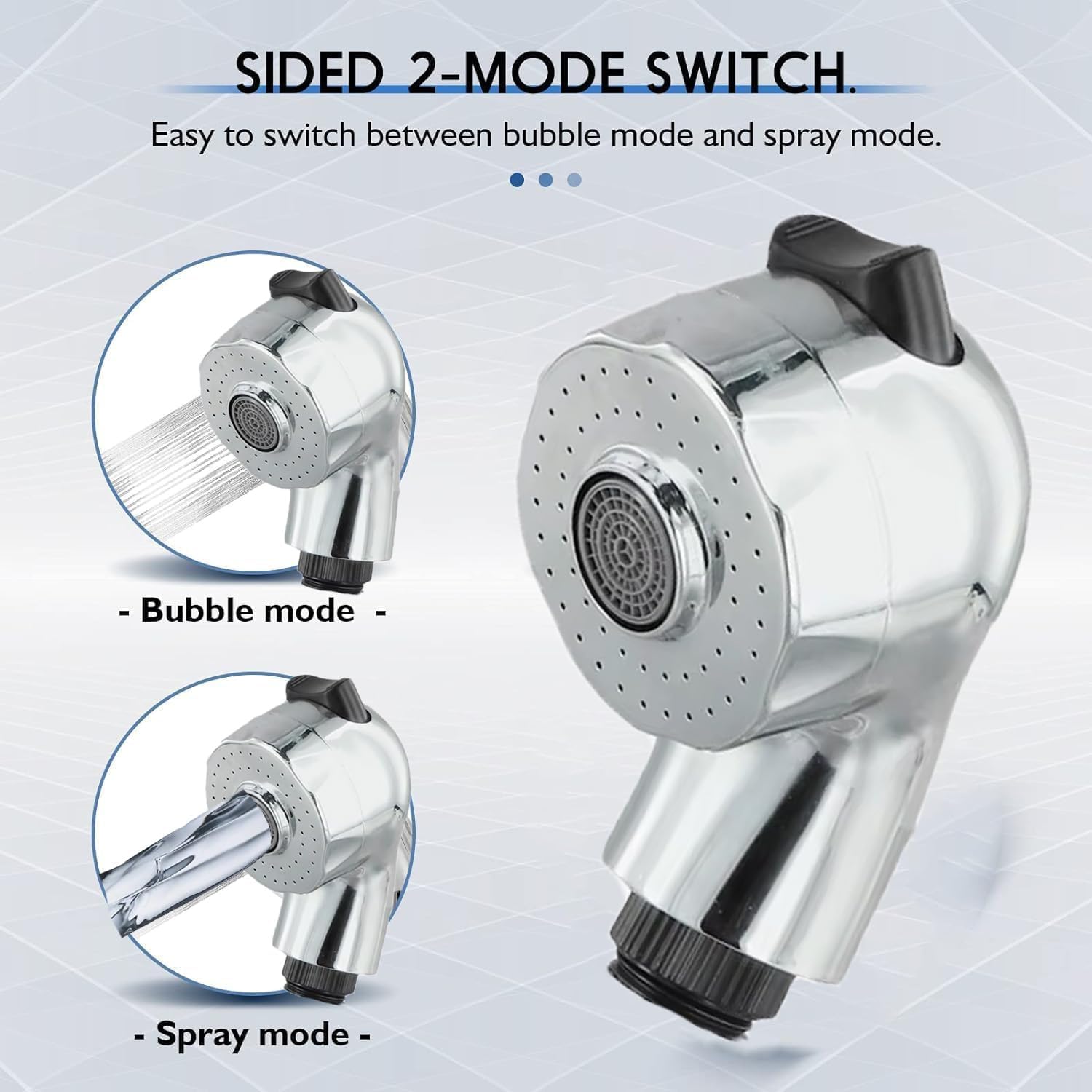YUYTE Shampoo Bowl Faucet with 70cm Flexible Water Hose Faucet Sprayer,1/2’’ Nut Shampoo Bowl Hose Sprayer Kit Hair Salon Tool for Shampoo Bed Bowl or Backwash Unit
