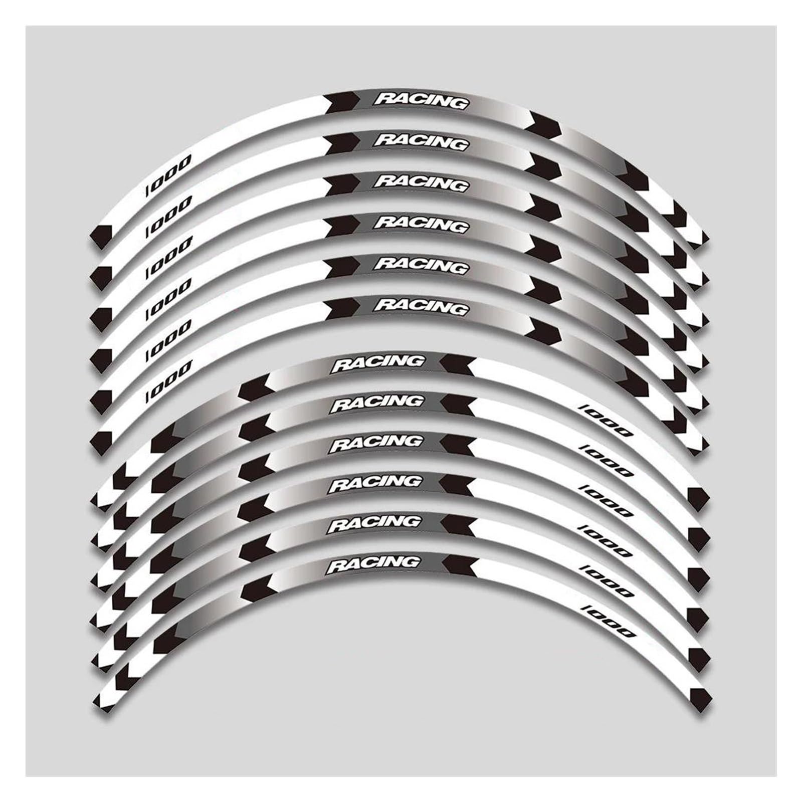 Motorcycle Wheel Stickers Night Reflective Decorative Rim for BMW S1000XR S1000 XR S 1000XR S1000xr(Style 4)