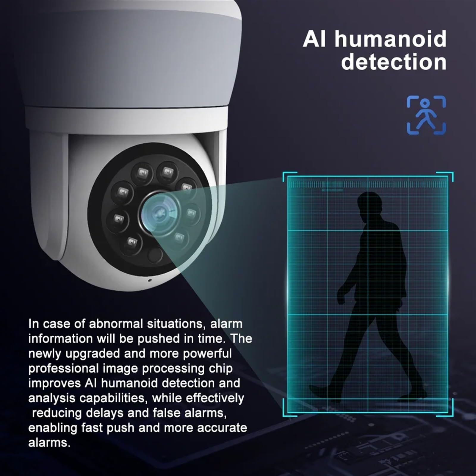 Camera Surveillance, Caméra ampoule 3MP E27, caméra de surveillance domestique, Vision nocturne, suivi automatique du corps, vidéo 4G, moniteur de sécurité for maison intelligente ,Sécurité, Antivol(3
