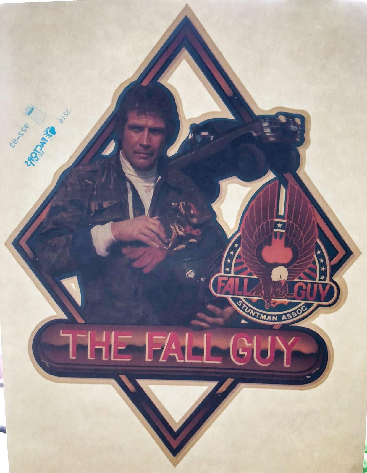 fall guy 11 Poster A0 - Movie Art Poster in varie dimensioni per idee soggiorno o camera da letto. Immagini di film cult senza bordi Classic Iconic 70s 80s 90s Vintage Retro Home Wall Decor Immagini