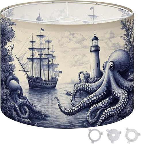 Miniatura 21 de Lamp shades for Table Lamps Boho Mid Century Fifties Modern Atomic Retro Luxurious Sharp Angles Medium Drum Lamp Shades 13''W x 10''H Replacement