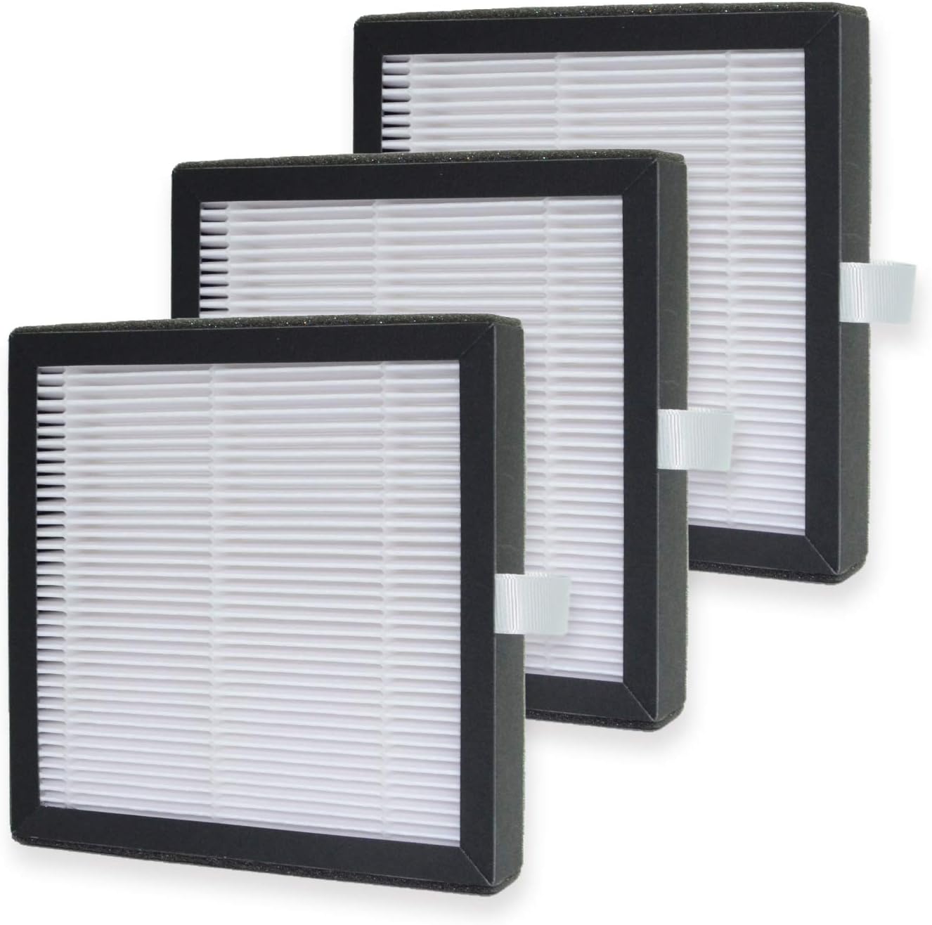 3-Pack Replacement HEPA Filter Set Compatible with Russell Hobbs RHDH1101G 2-IN-1 Dehumidifier/Air Purifier