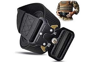 SHAVIT Tactical Belts for Men Military Style, Construction, Work, Hiking, Rigging -...