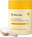 Dirty Labs | Dishwasher Detergent and Booster | Aestival Scent | 48 Loads (1 lb) | Ultra Clean, Spot Free, Quick Wash Optimized | Hyper Concentrated