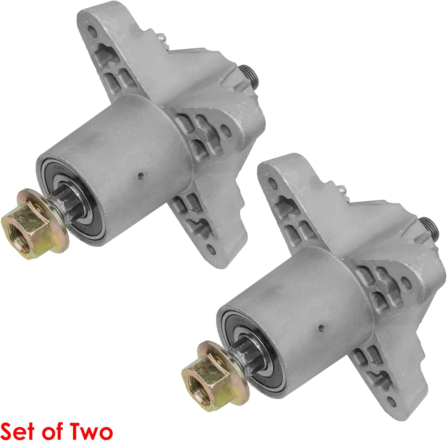 Caltric 2 Spindle Assembly Compatible With MTD 918-0138C 918-0142 918-0142A 9180138C 9180142 9180142A