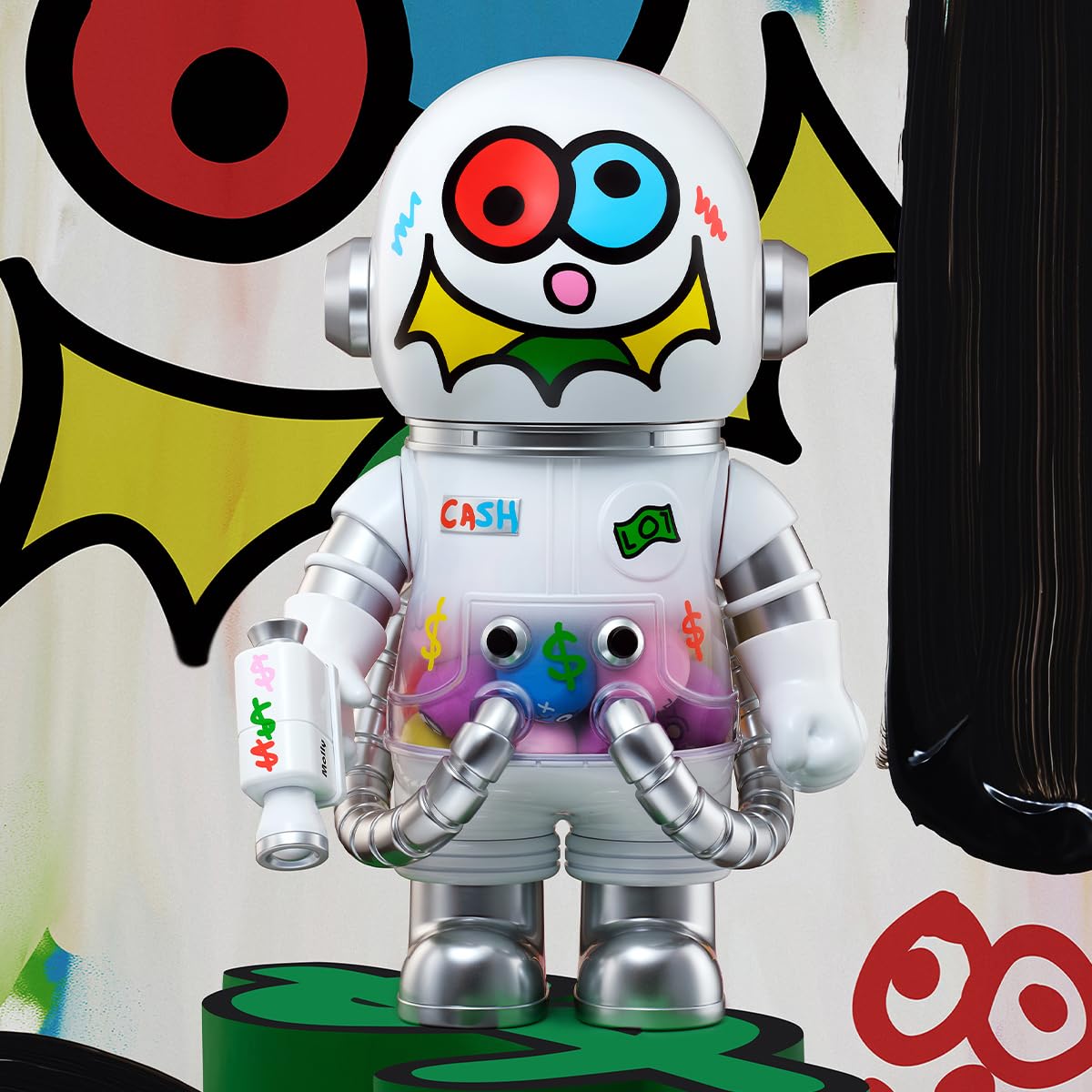 Amazon | POP MART MEGA SPACE MOLLY 400% JON BURGERMAN SPACE