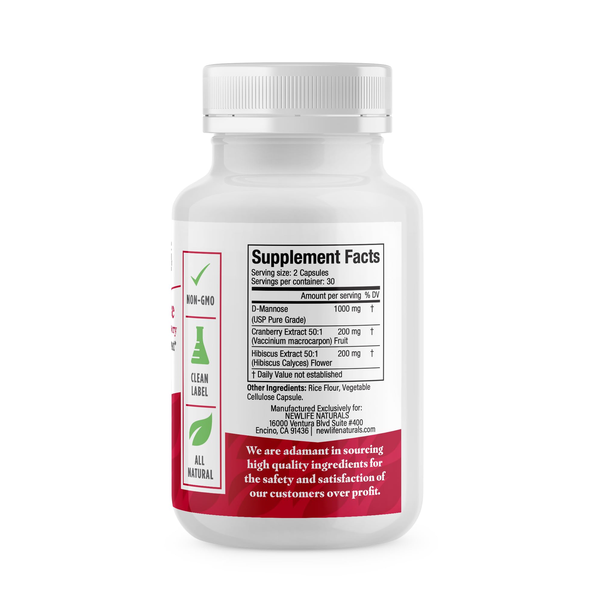 Amazon.com: NewLife Naturals D-Mannose Capsules | w/Cranberry and 