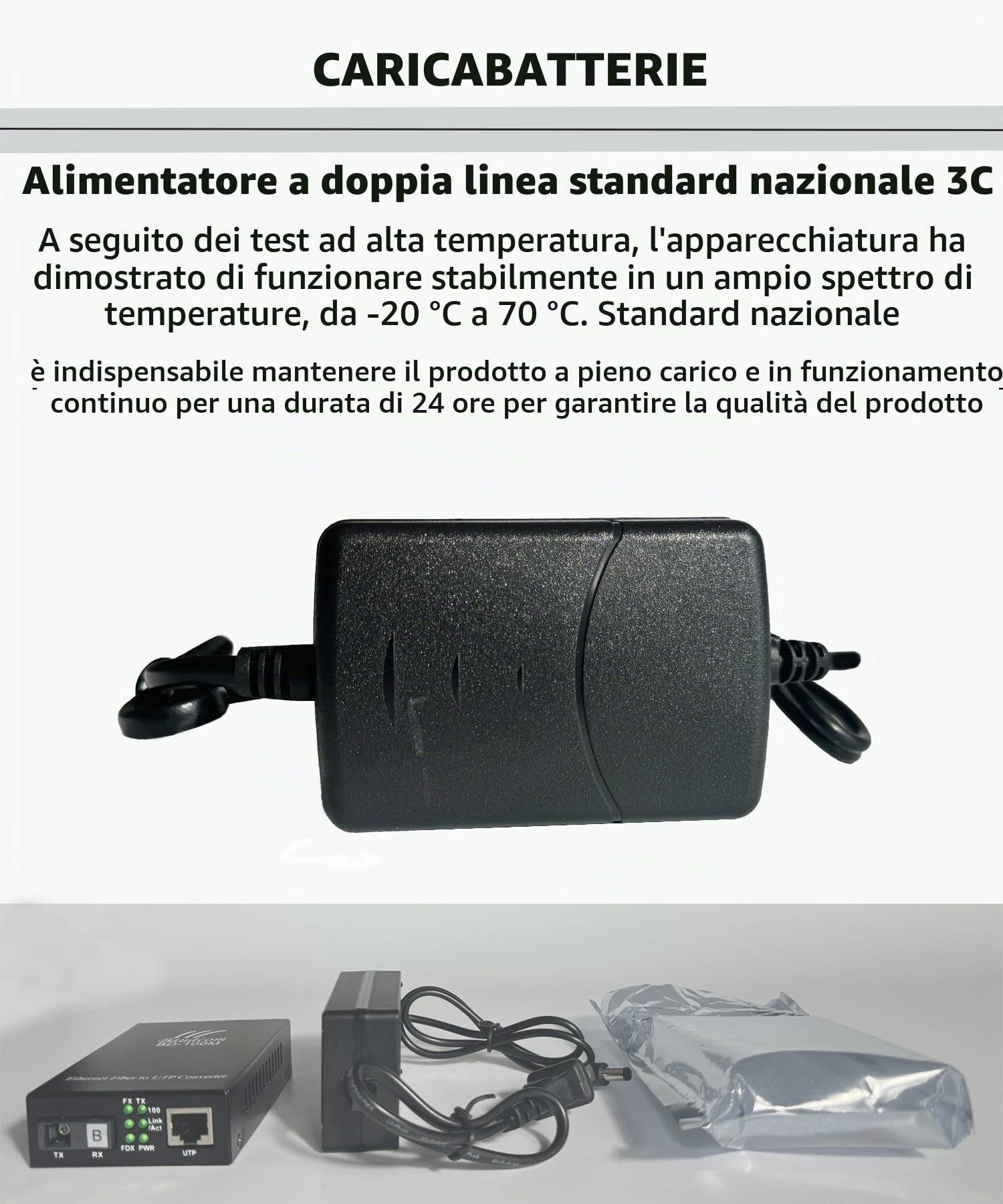Convertitore multimediale in Fibra Gigabit Ethernet 10/100/1000M, ricetrasmettitori SC Singoli, modalità Singola 20KM, da RJ45 a 1000Base-LX, BIDI 20KM