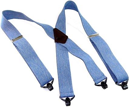 Amazon.com: Holdup - Tirantes para contratista de 2.0 in de ancho con  cierres patentados de plástico compuesto, Blue Jeans Xp, L : Ropa, Zapatos  y Joyería