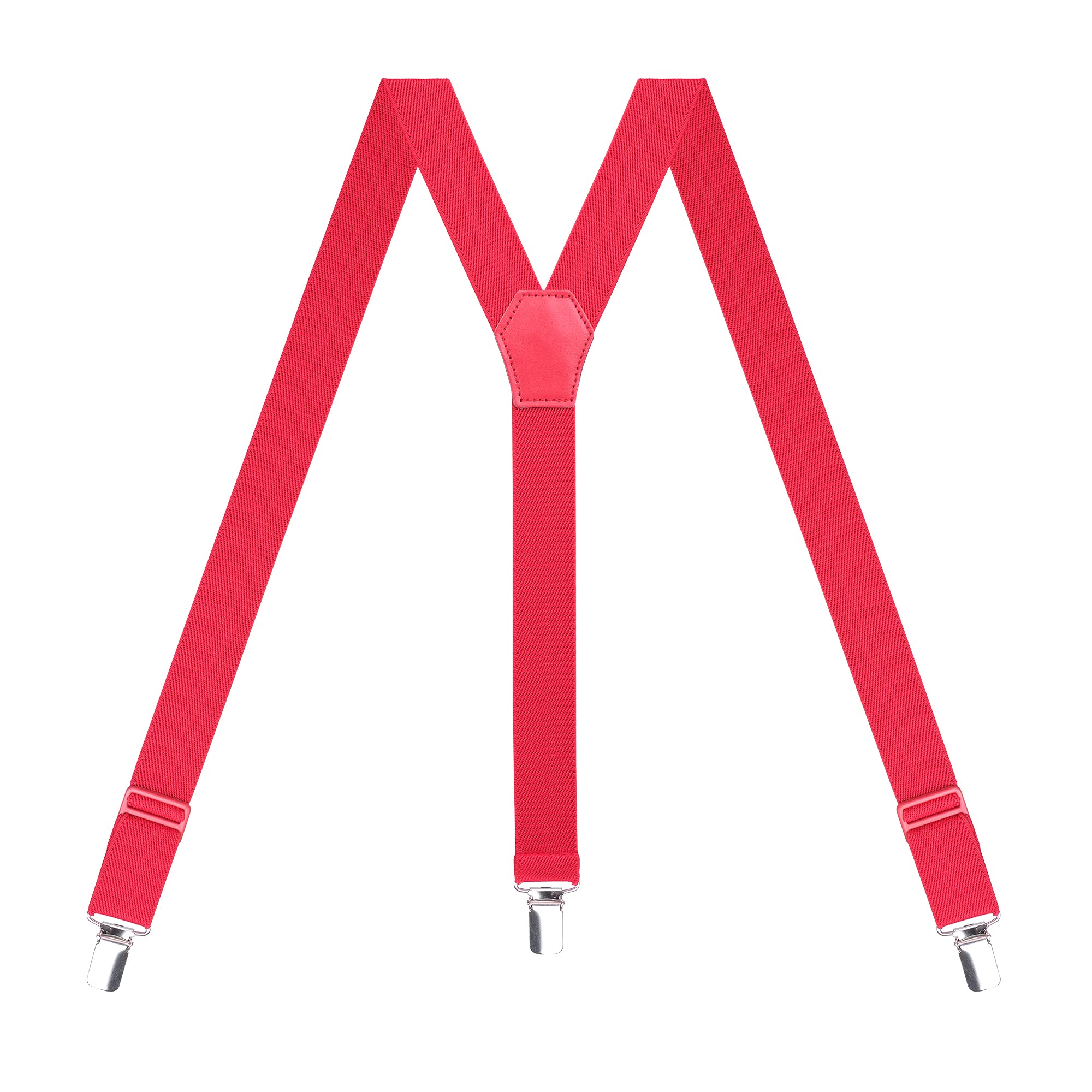 Womens Suspenders – Y Back Style – 1" Width - Comfortably Adjustable Elastic Straps and Metal Clips
