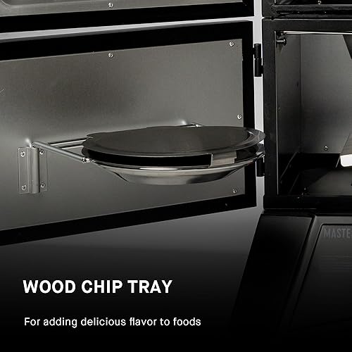 Vista 5 de Masterbuilt® Ahumador vertical ThermoTemp para barbacoa de gas propano de 40 pulgadas con control de temperatura analógico y 960 pulgadas cuadradas