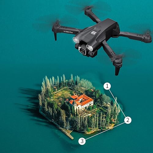 Miniatura 7 de Negro El nuevo H66 Drone 4K Profesional Hd Cámara Drones Largo Plegable Remoto Aviones