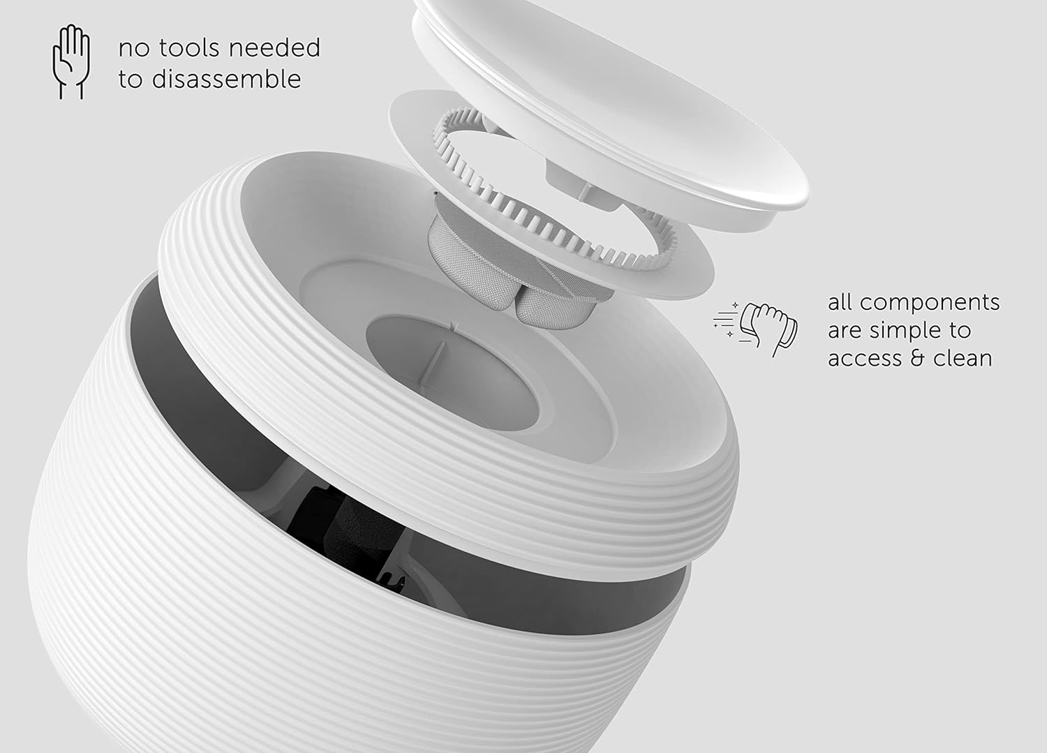 Nugget Smart Pet Drinking Fountain 2.5L for Cats & Dogs | Water Filtration | Silent Pump with Dry-Run Protection | Automatic Dish Cleansing