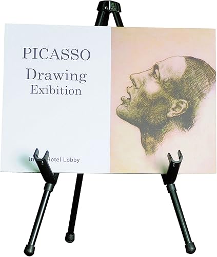 Miniatura 3 de MasterVision Caballete instantáneo de mesa, 14.25" de alto, negro