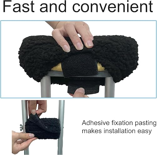 Miniatura 2 de SPRING SEAON Almohadilla de espuma viscoelástica para axilas y fundas de agarre para las manos, ajuste universal, transpirable, absorbe la humedad,