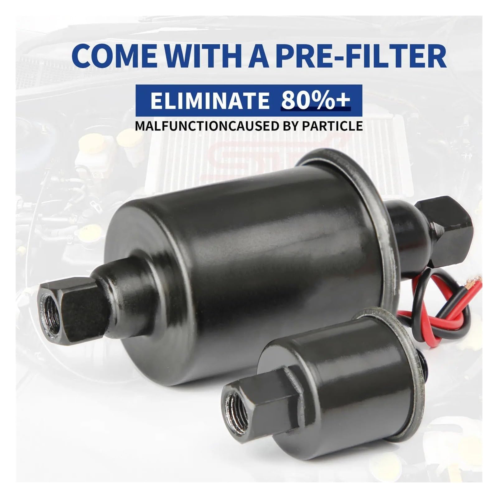 Elektrische Inline Kraftstoffpumpe Für Buick 12V Elektrische Kraftstoffpumpe Niederdruck 5-9PSI Benzin Diesel Für Holley Universal