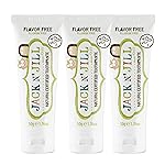 Jack N\' Jill Natural Toothpaste for Kids - Fluoride Free Toothpaste, 40% Xylitol, BPA-Free - Flavor Free, 1.76 oz (Pack of 3)