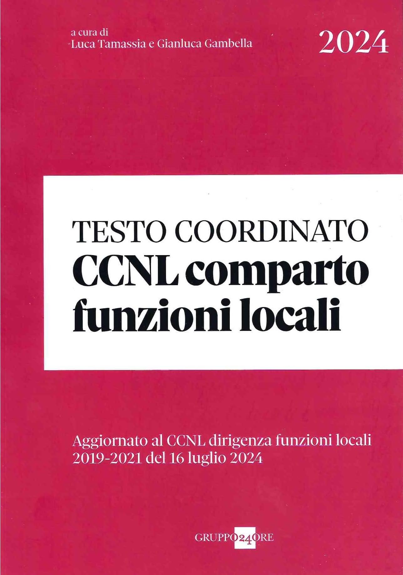 Testo Coordinato Ccnl Comparto Funzioni Locali. Aggiornato Al Ccnl Dirigenti Funzioni Locali 2019-2021 Del 16 Luglio 2024 - 4